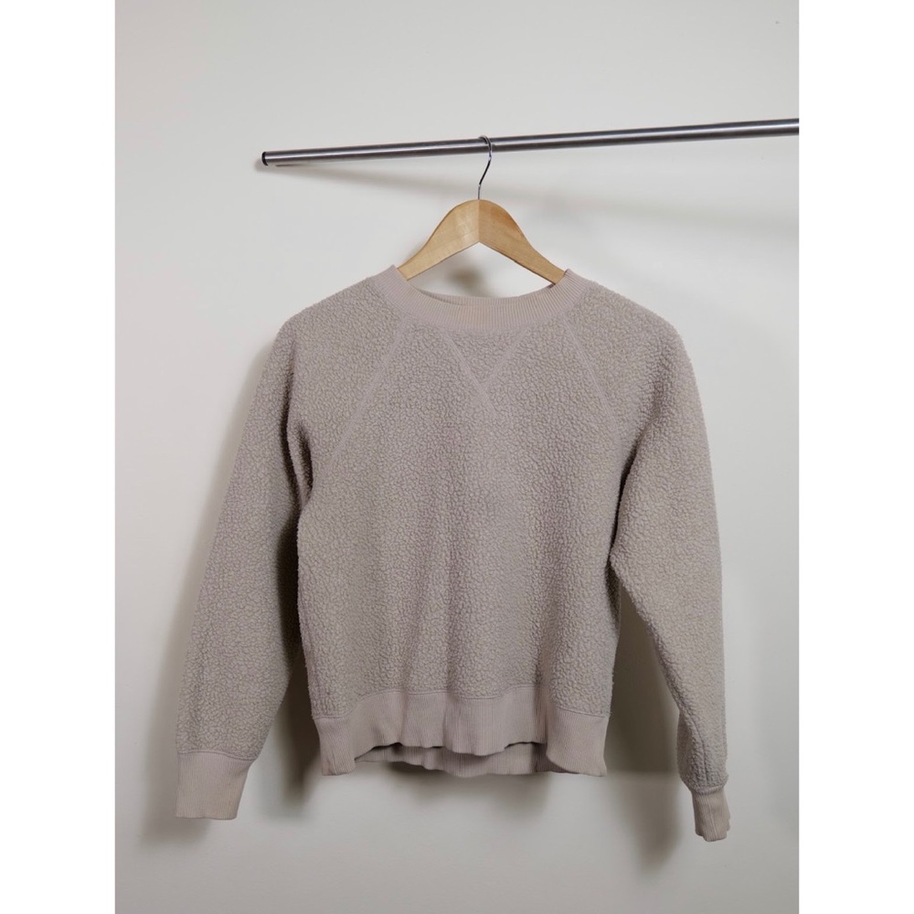 Everlane fleece crewneck